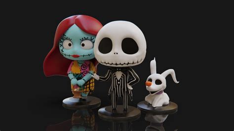 The Nightmare Before Christmas 3d Print File Digital Download Etsy