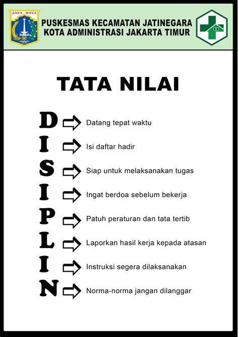 Contoh Motto Dan Tata Nilai Puskesmas Tulisan