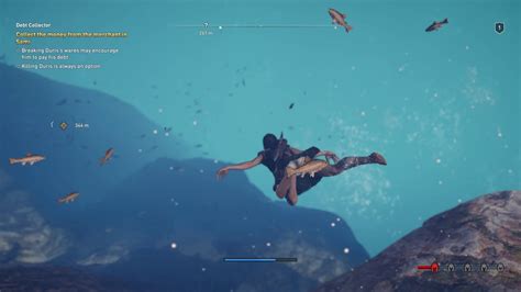 Assassins Creed Odyssey Kassandra Swimming Youtube