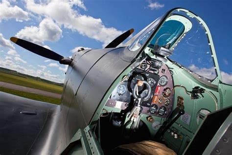 Spitfire Plane Cockpit