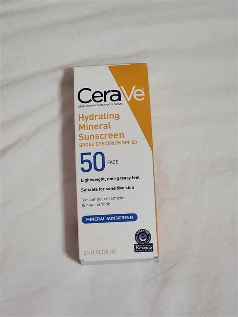 Cerave Mineral Sunscreen Spf Beauty Personal Care Face