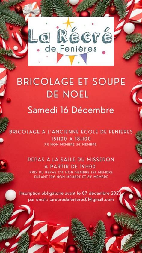 Bricolage Et Soupe De No L Site De La Ville De Thoiry