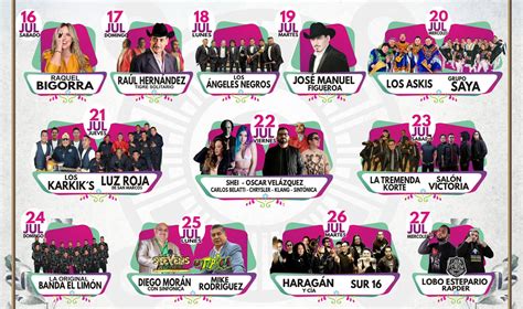 Feria De Chalco Fechas Y Cartelera De Artistas Del Teatro Del Pueblo