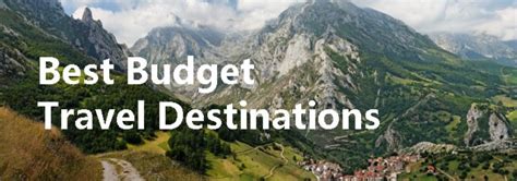 Discover the Top 10 Budget Travel Destinations in the World - World ...