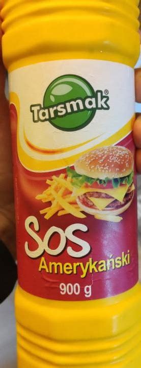 Sos amerykański Tarsmak - kalorie, kJ a nutriční hodnoty ...
