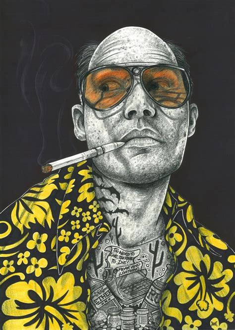 Wayne Maguire S Inked Ikons Fear And Loathing Fear Poster Art