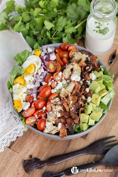 Cobb Salad and a Recipe Video - My Kitchen Craze