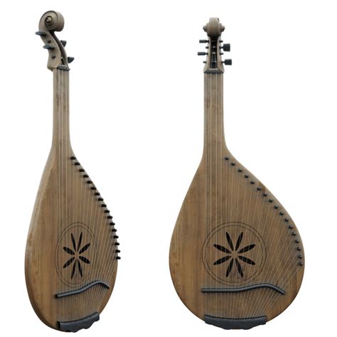 The Legendary Ukrainian Musical Instrument Kobza - 3D Model for Corona