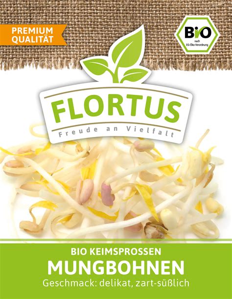 Keimsprossen Mungbohnen G Bio Keimsprossen Von Flortus