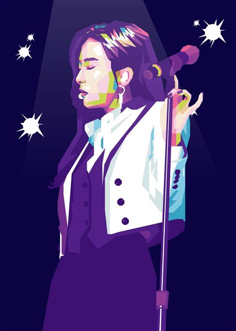 Seulgi Red Velvet Pop Art Poster Picture Metal Print Paint By