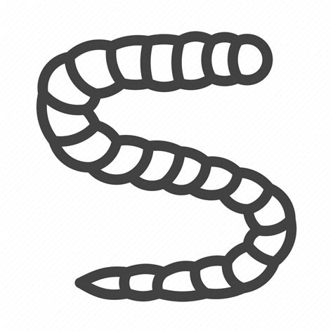 Helminth Parasite Pest Tapeworm Worm Icon Download On Iconfinder