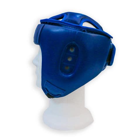 Casque De Boxe Comp Tition En Pu Bleu Wettle Gear Blank Id