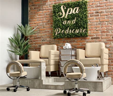 Pedicure Spa Decoración Para Salón De Uñas Interior De Salón De