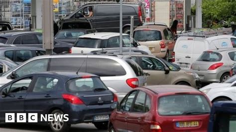 French Strike Sparks Fuel Shortage Bbc News