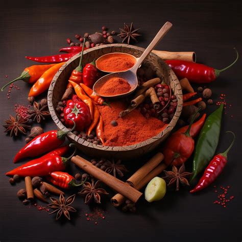 Premium Photo Hot Spices