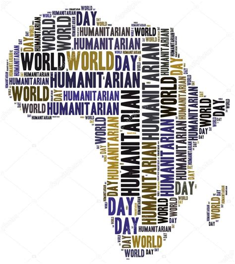 Word Cloud Illustration Related To Humanitarian Aid Stock Photo By