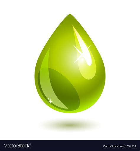 Oil drop Royalty Free Vector Image - VectorStock