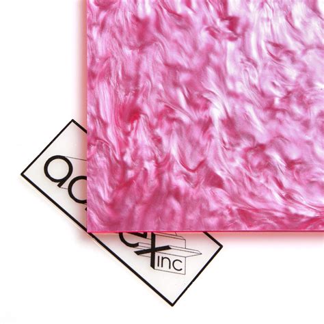 Acriglas Pearlescent Pink Acrylic Sheet Acrilex