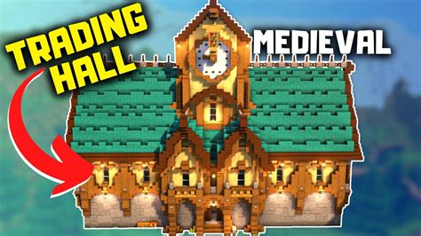 Como Construir El Mejor Trading Hall Para Minecraft Tutorial