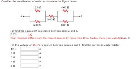 Solved Consider The Combination Of Resistors Shown In The Chegg