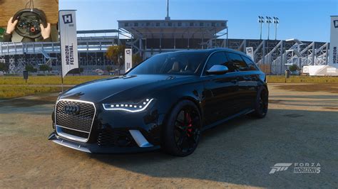 Audi RS6 AVANT Forza Horizon 5 Logitech G29 Driving Gameplay YouTube