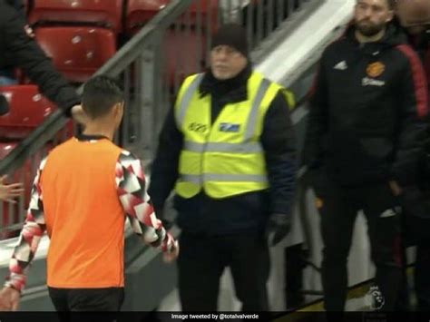 Cristiano Ronaldo Storms Off Down The Tunnel After Being Benched For