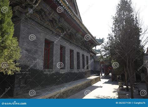 Sanyuan Town God Temple Xianyang City Shaanxi Province Is A Famous