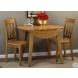 Simplicity Honey Extendable Round Drop Leaf Dining Room Set From Jofran