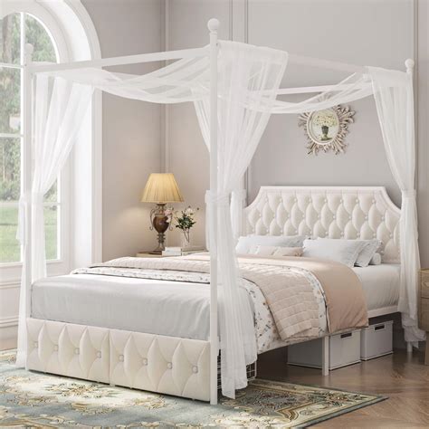 Lark Manor Artevious Upholstered Metal Bed And Reviews Wayfair