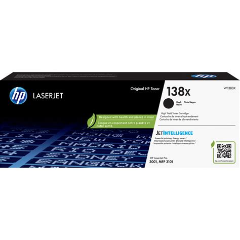 HP 138X High Yield Black Laser Toner Cartridge W1380X B H Photo