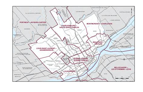 City of Québec Maps and Boundary Descriptions 2023 Representation