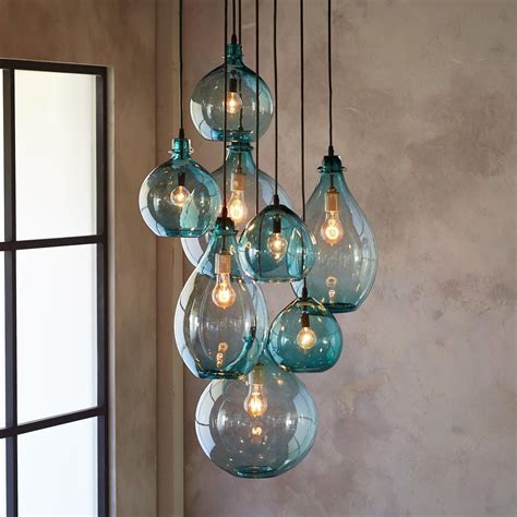 Pin By Sheri Glass On Coastal Style Blown Glass Lighting Blown Glass