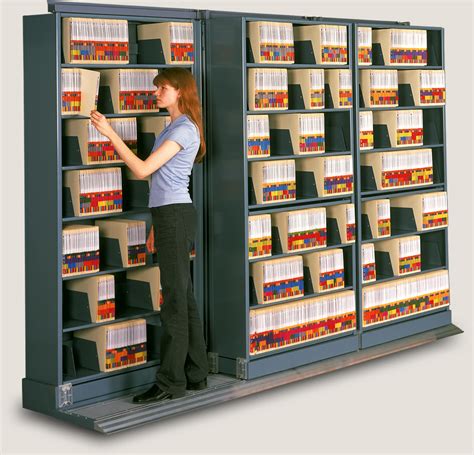 Spacesaver Modular Bi File Sliding Storage System Systemcenter