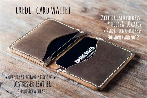 Mens Credit Card Wallet [Handmade] [Personalized]