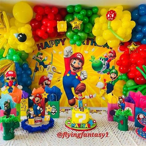 Party Decor Mario Bros Fiesta De Mario Bros Decoracion De Mario Bros