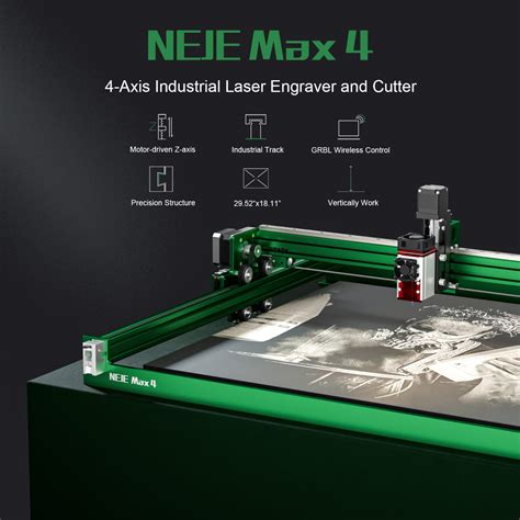 Neje Max N W Cnc Laser Printer Wood Engraver Cutter Engraving