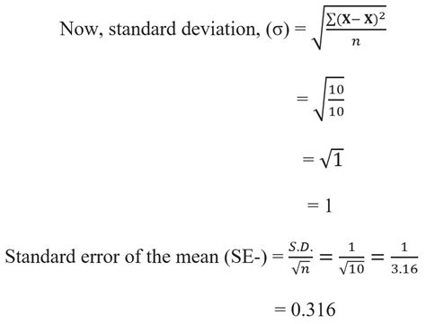 How To Calculate Standard Error Of The Mean By Hand At John Chin Blog