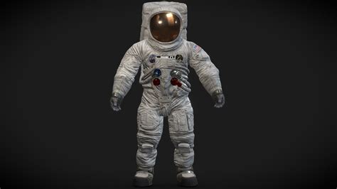 Apollo A L Spacesuit Rigged D Model Rigged Cgtrader