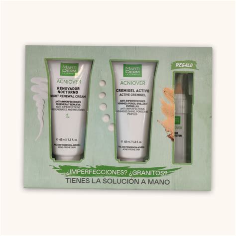 Martiderm Pack Acniover Renovador Nocturno Y Cremigel Activo Con Stick