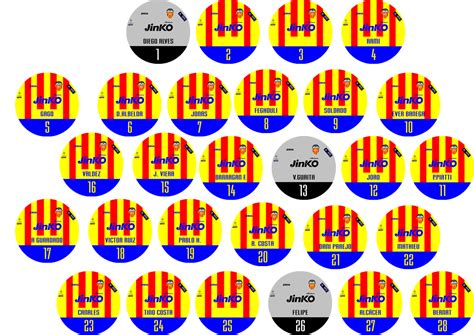 Valencia CF 1a División España Futbol Chapas Gorgues