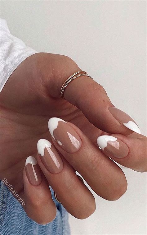 White Tip Nails White Nails Tips French Nail Ideas French Nails