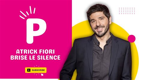 Patrick Fiori R V Lation Choc Nouvelle Inattendue En Tourn E Avec Sa