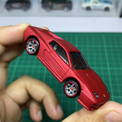 Hot Wheels Ferrari Racer F512m Satin Red Loose Shopee Malaysia