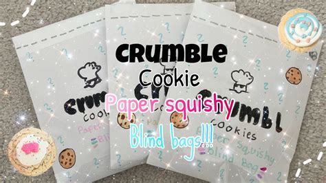 Crumbl Cookie Paper Squishy Blind Bags 🫢 🌸satisfying Awhxviibes