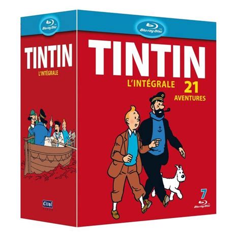 Blu Ray Tintin L Int Grale Aventures En Blu Ray Film Pas Cher