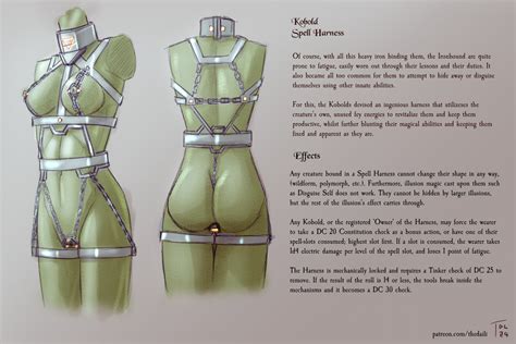 5e Civilizer Set Spell Harness By TDL Hentai Foundry