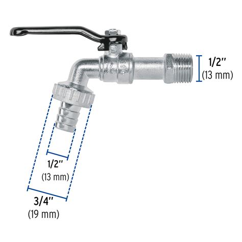 Ficha Tecnica Llave De Esfera De Zinc Gr Entrada Foset Basic