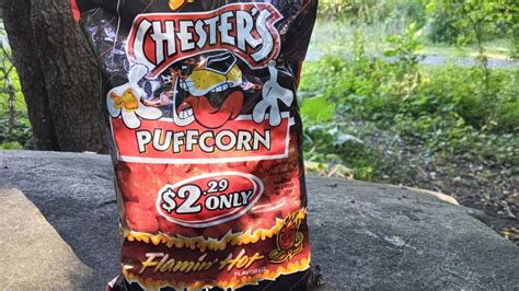 Chester S Puffcorn Flamin Hot YouTube