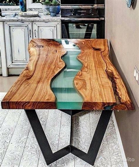 Wood Epoxy Furniture Madera Y Resina Muebles De Hot Sex Picture