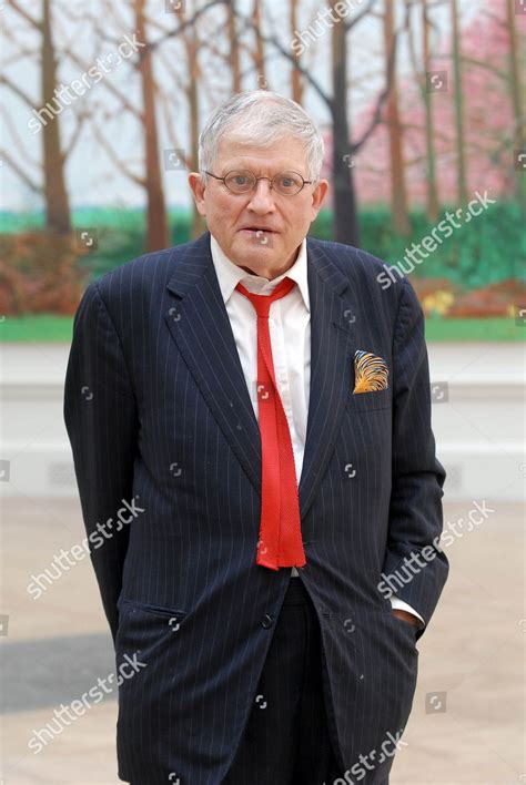 David Hockney Unveils Largest Painting Ever Editorial Stock Photo